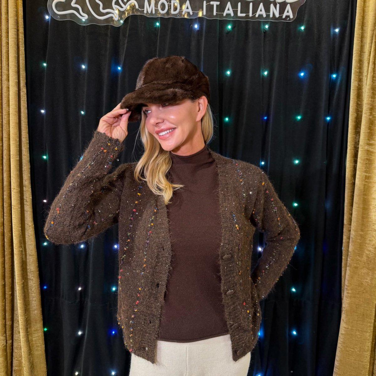 Šiltovka kožušinová - Markiza Moda Italiana