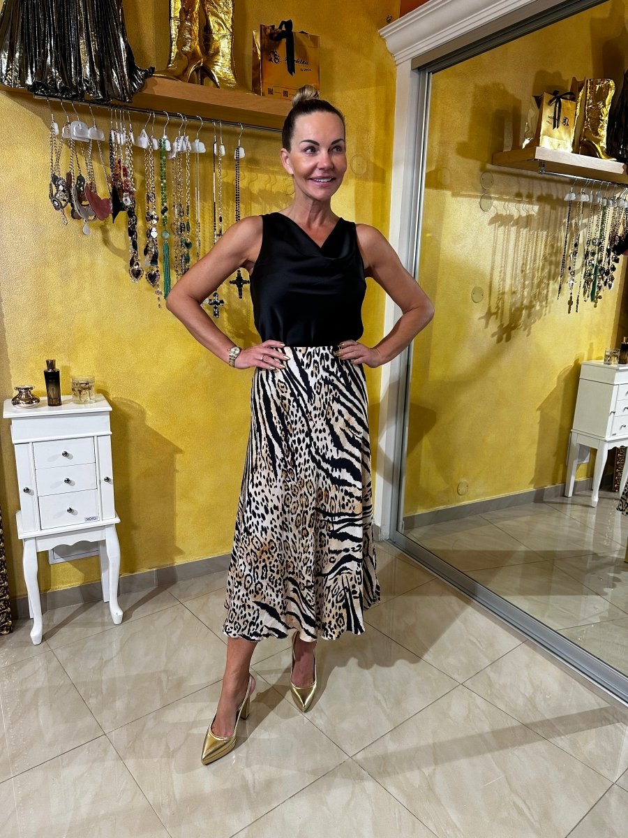 Sukňa Leopard - Markiza Moda Italiana