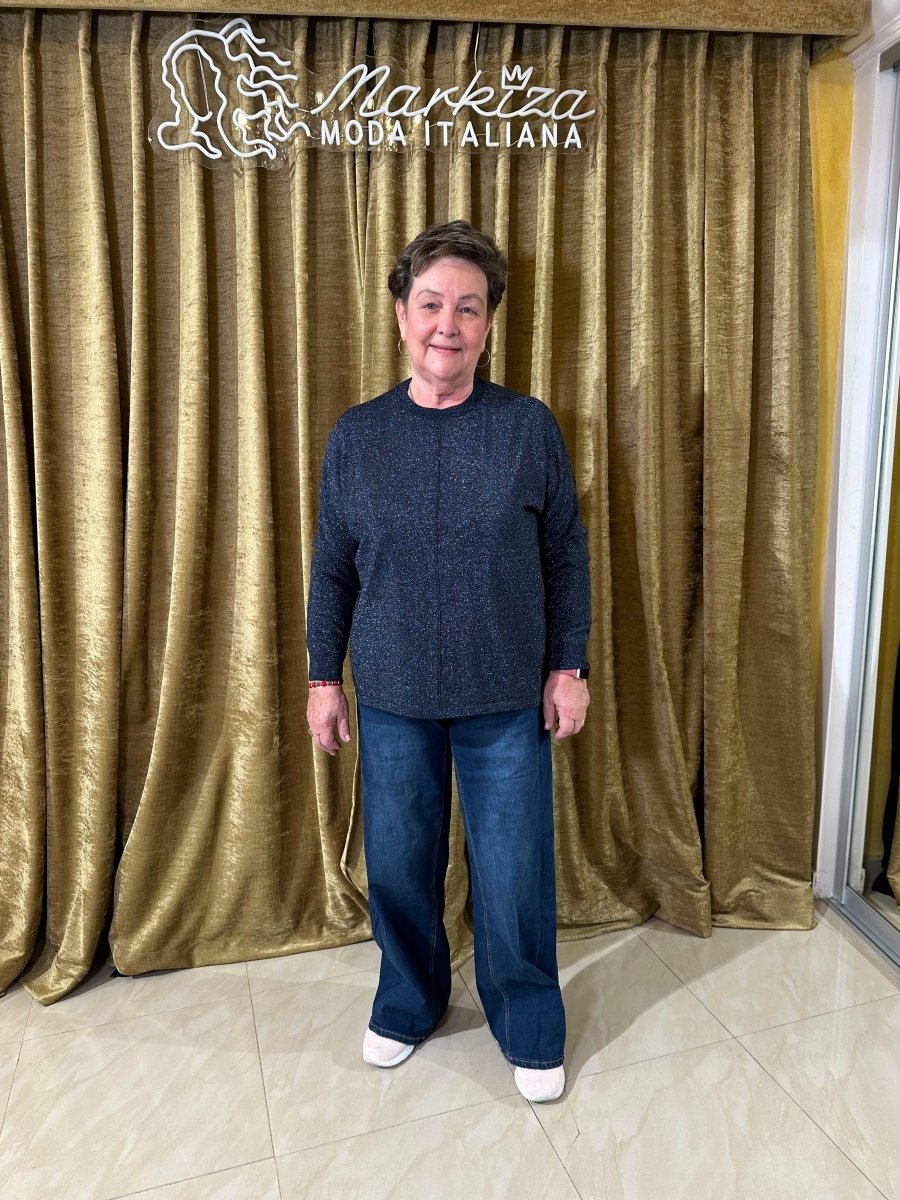 Sveter Lurex Comfort - Markiza Moda Italiana