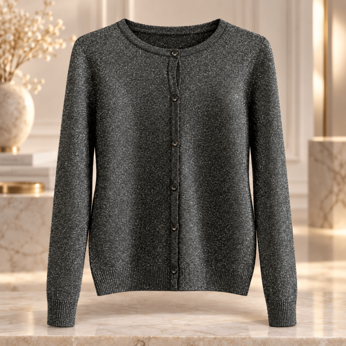 Sveter Lurex na gombičky - Markiza Moda Italiana