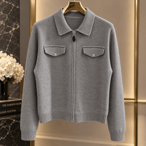 Sveter na zips - Markiza Moda Italiana