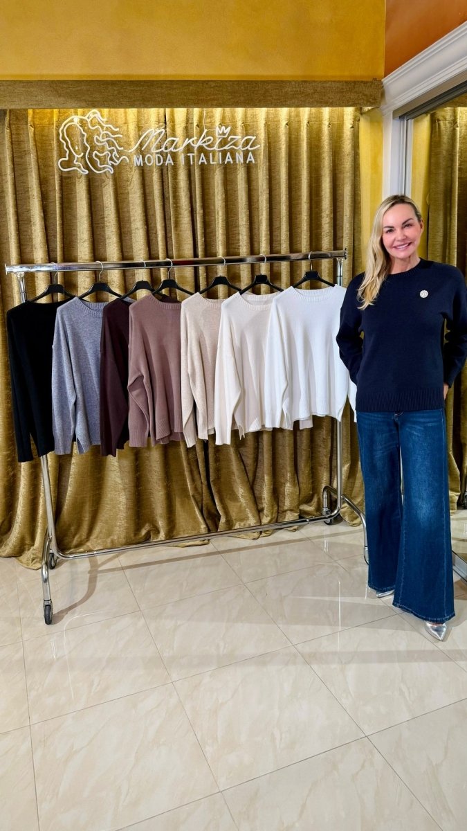 Sveter s rozparkami - Markiza Moda Italiana