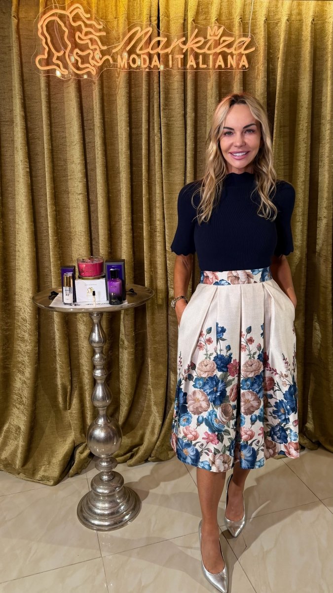 Svetrík oblúčik krátky rukáv - Markiza Moda Italiana