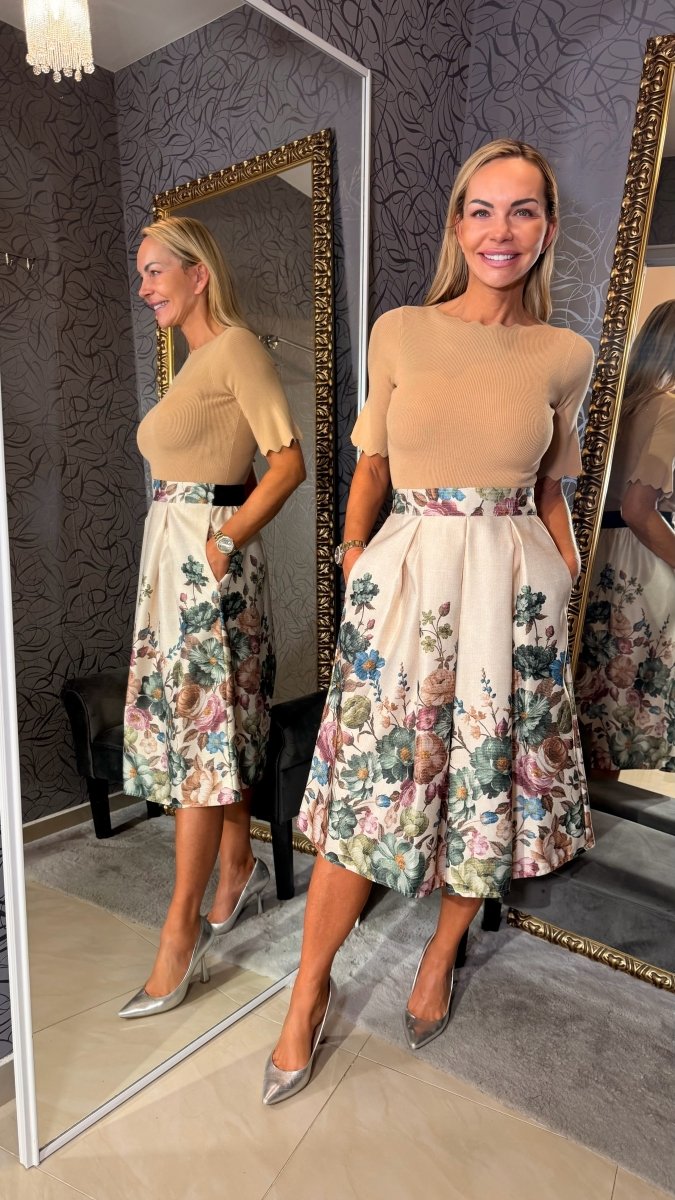 Svetrík oblúčik krátky rukáv - Markiza Moda Italiana
