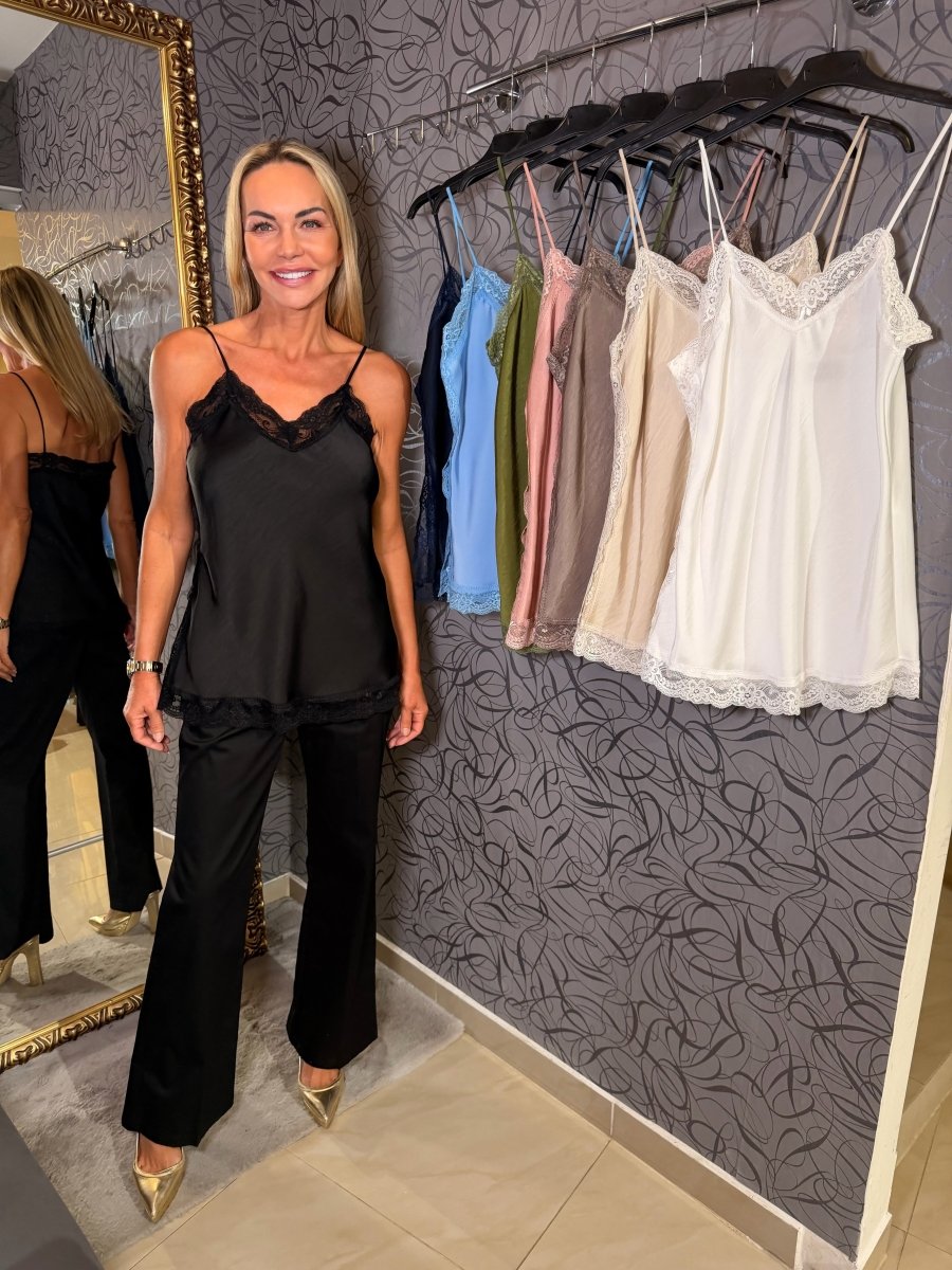 Top s čipkou new model - Markiza Moda Italiana