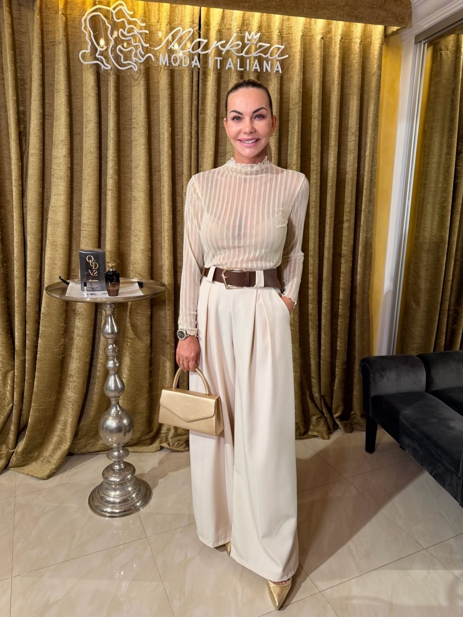 Top s dlhým rukávom Lurex - Markiza Moda Italiana