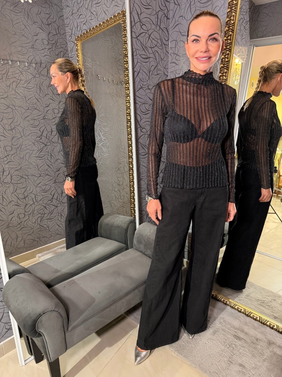 Top s dlhým rukávom Lurex - Markiza Moda Italiana