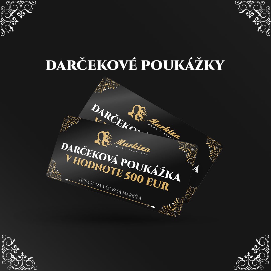 Darčeková Poukážka - Markiza Moda Italiana