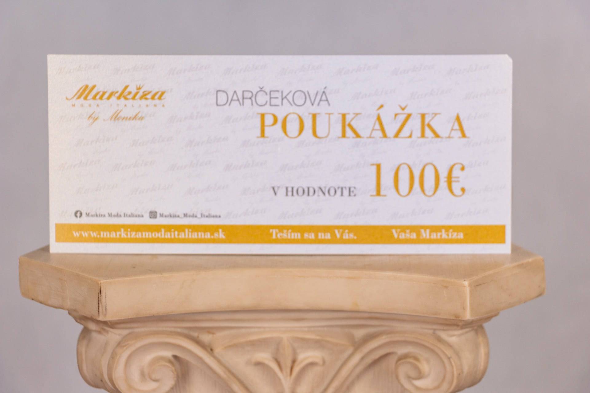 Darčeková Poukážka - Markiza Moda Italiana